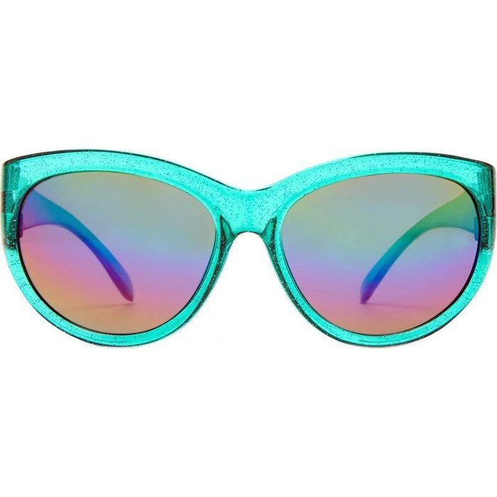 Bilby - Kids, Mint Glitter/Rainbow Mirror Lenses