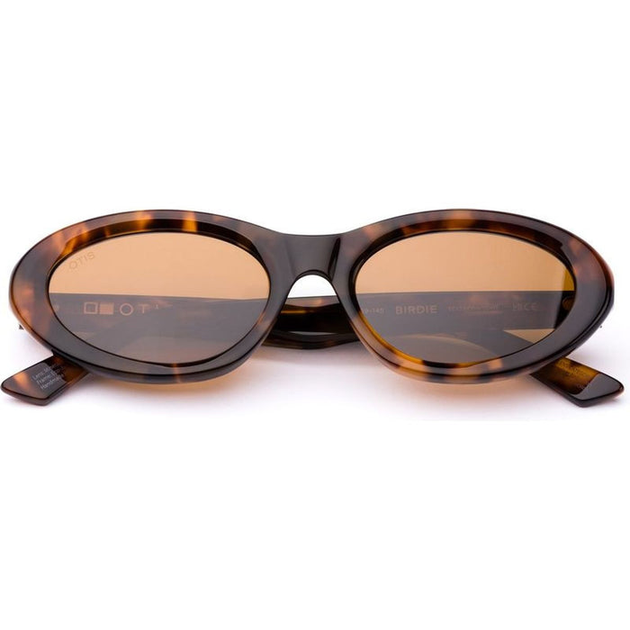 Birdie, Eco Sepia Tort/Brown Glass Lenses