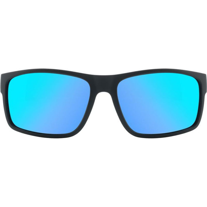 Blast, Satin Black/Ice Blue Mirror Polarised Lenses