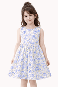 Blue Floral Fairy Frock - Nishat Creative Store