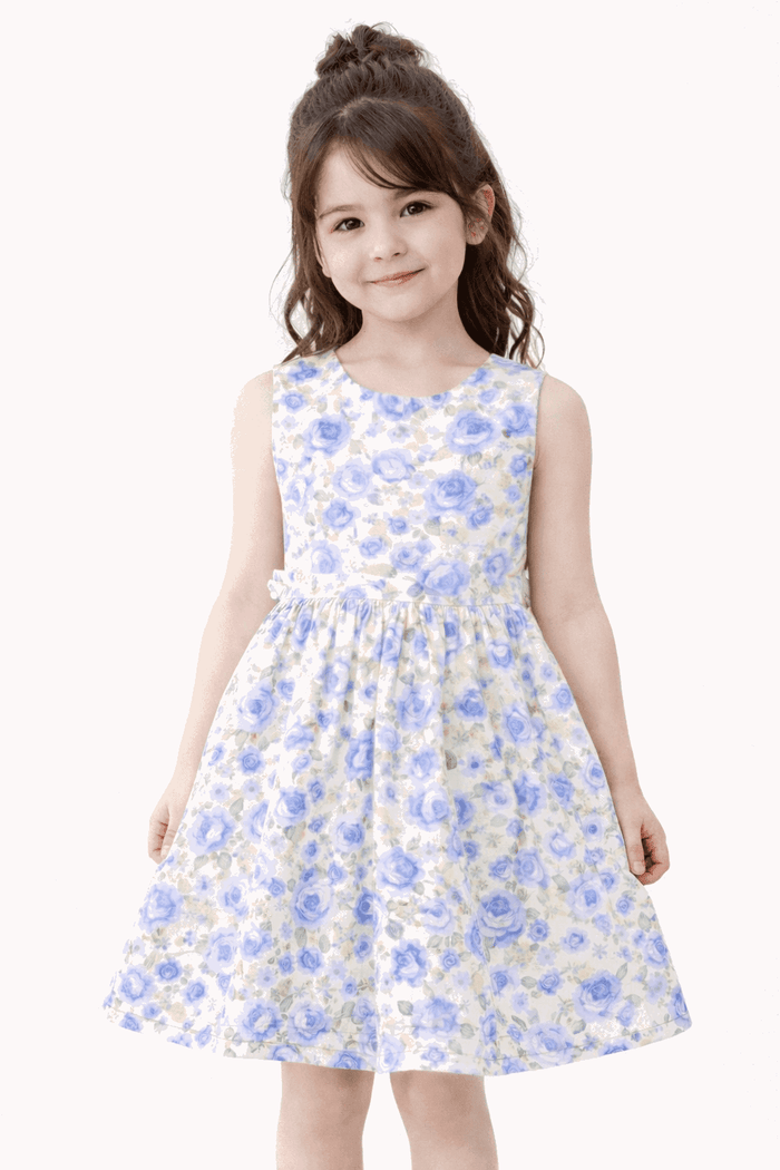 Blue Floral Fairy Frock - Nishat Creative Store