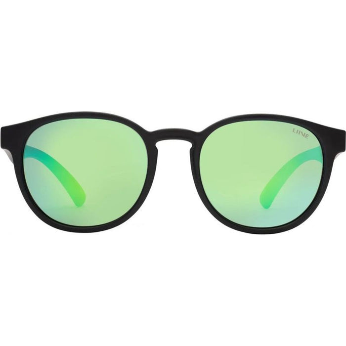Bobby, Matte Black/Green Mirror Lenses