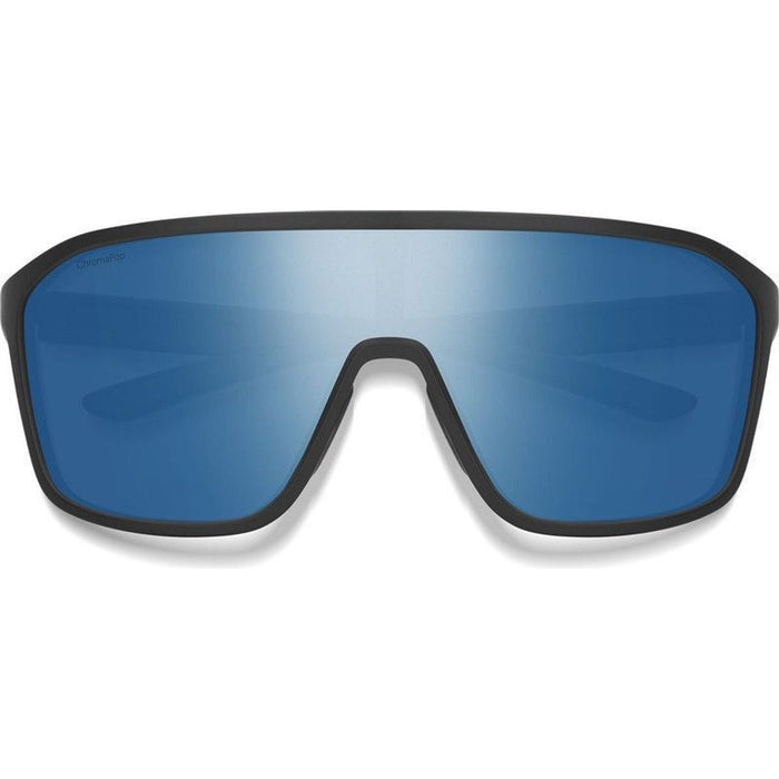 Boomtown, Matte Black/Chromapop Blue Mirror Polarised Lenses