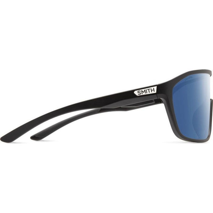 Boomtown, Matte Black/Chromapop Blue Mirror Polarised Lenses