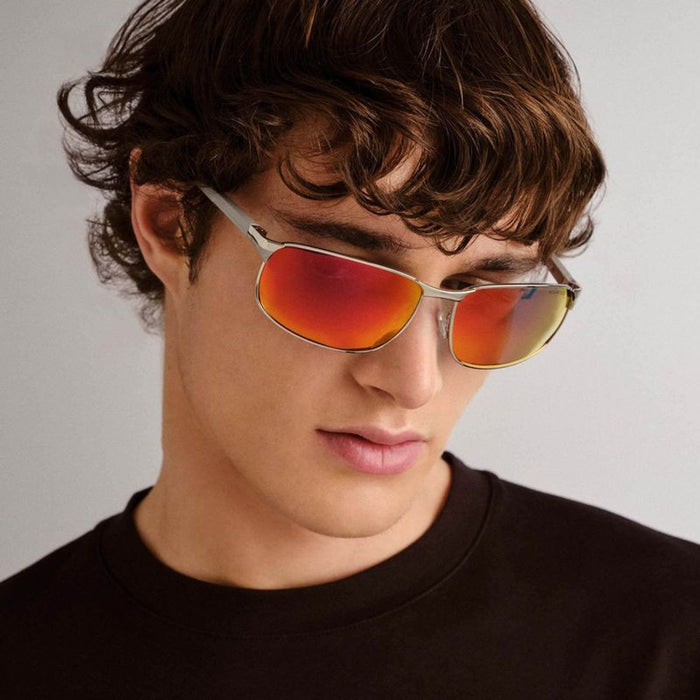 Botany, Silver/Red Mirror Polarised Lenses