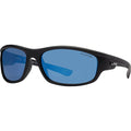 Bream, Matte Black/Blue Mirror Polarised Lenses