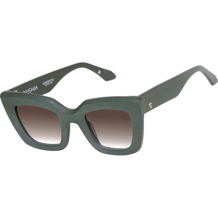 Brigada, Matte Army Green/Brown Gradient Lenses
