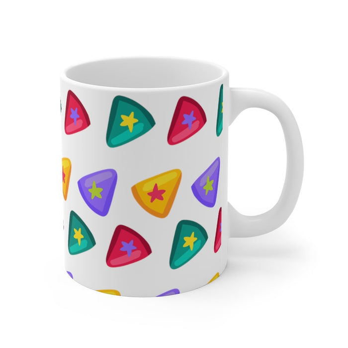 Brightly Colored Sound Equipment Buttons Mug 11oz/15oz Musician Gift Unisex Shipping Included