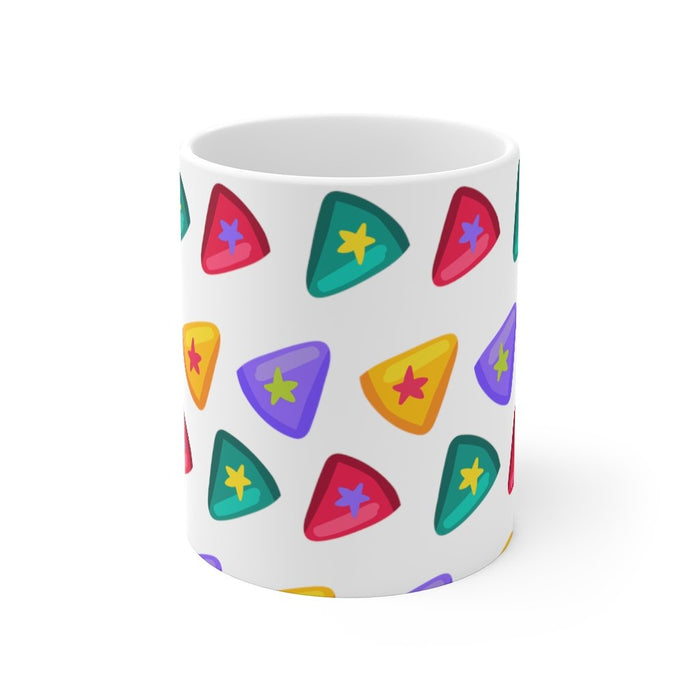 Brightly Colored Sound Equipment Buttons Mug 11oz/15oz Musician Gift Unisex Shipping Included