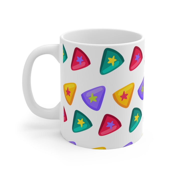 Brightly Colored Sound Equipment Buttons Mug 11oz/15oz Musician Gift Unisex Shipping Included