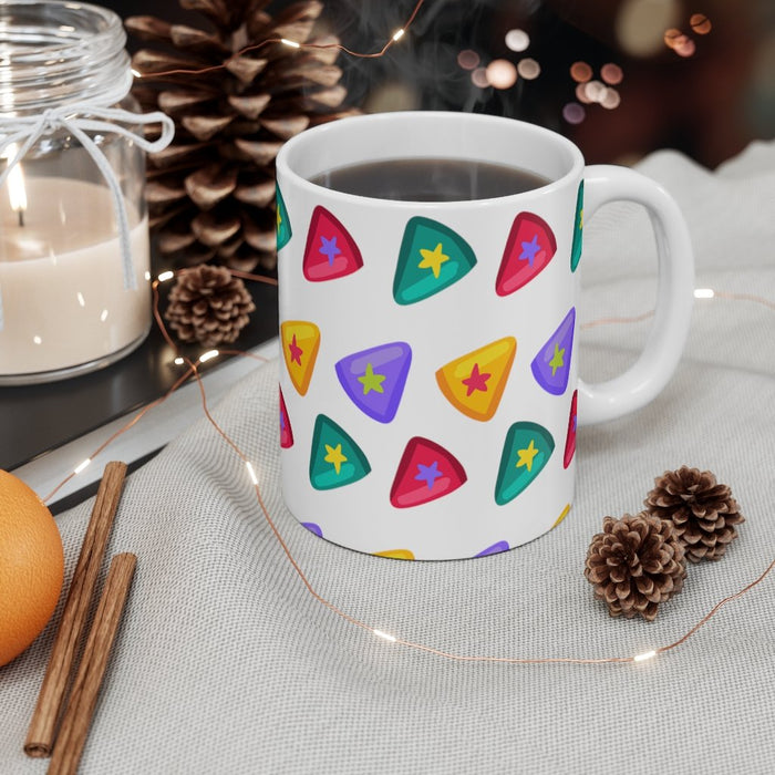 Brightly Colored Sound Equipment Buttons Mug 11oz/15oz Musician Gift Unisex Shipping Included
