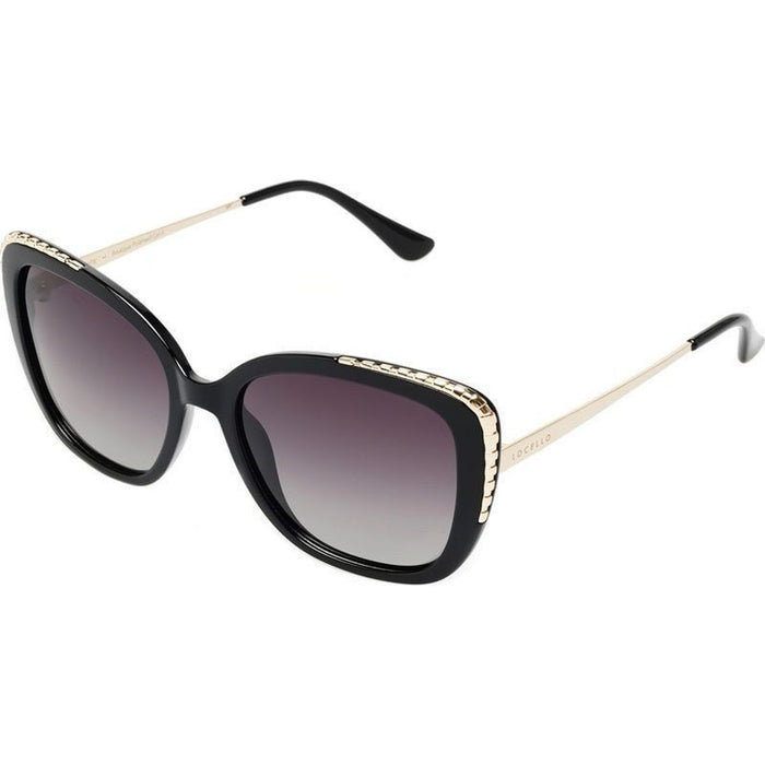 Bronte, Black and Gold/Smoke Gradient Polarised Lenses