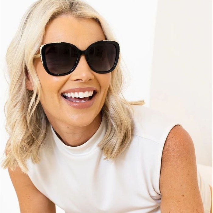 Bronte, Black and Gold/Smoke Gradient Polarised Lenses