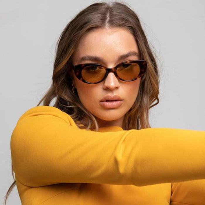 Brookefield, Dark Tortoise/Sunrise Yellow Lenses