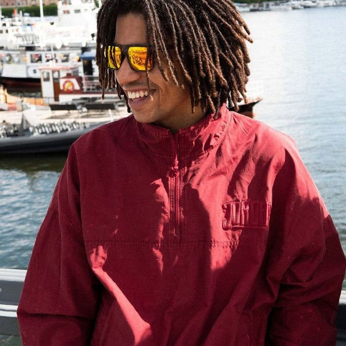 Bruce, Grey/Red Mirror Polarised Lenses