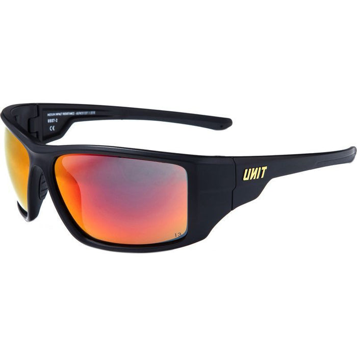 Bullet Safety, Black/Orange Mirror Lenses