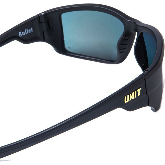 Bullet Safety, Black/Orange Mirror Lenses