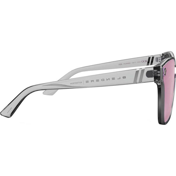 Buttertron, Fog Crystal Grey/Rose Gold Mirror Polarised Lenses