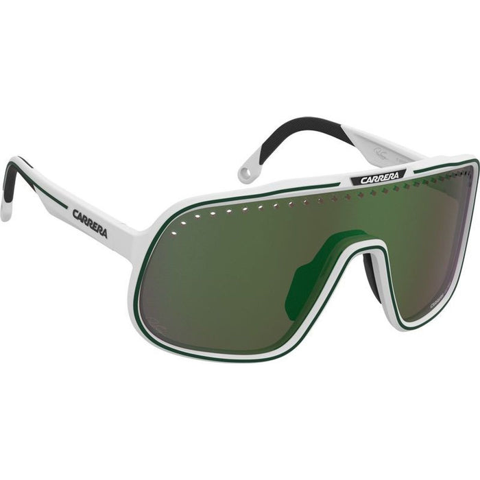 C Sport 02/Pat, White/High Contrast Green Mirror Lenses