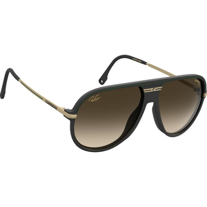 C Sport 06/Pat, Matte Black and Gold/Brown Gradient Polarised Lenses