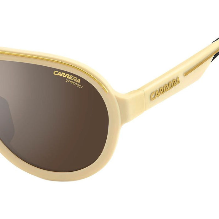 C Sport 09/S, Matte Beige and Gold/Silver Mirror Lenses