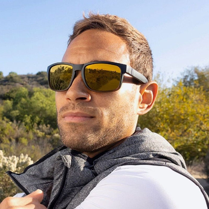 Canyon, Gold Punch Black/Copper Mirror Polarised Lenses