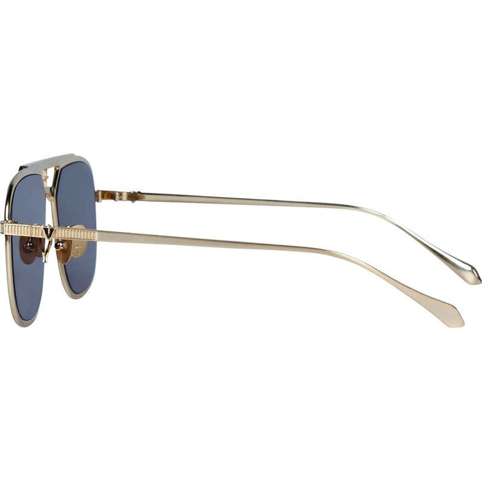 Capita, Brushed Gold Titanium/Black Lenses