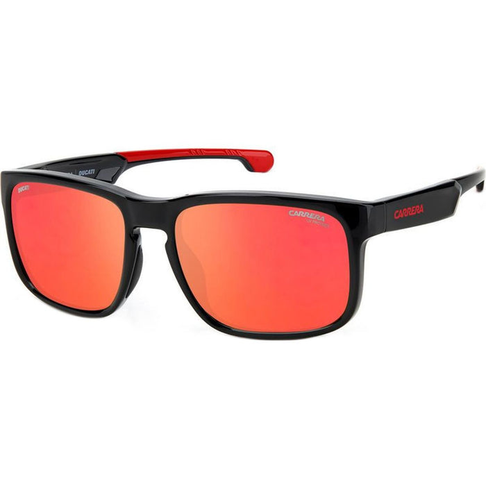 Carduc 001/S, Black and Red/Red Mirror Lenses