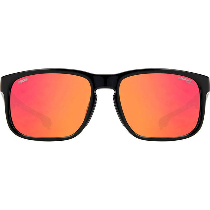 Carduc 001/S, Black and Red/Red Mirror Lenses