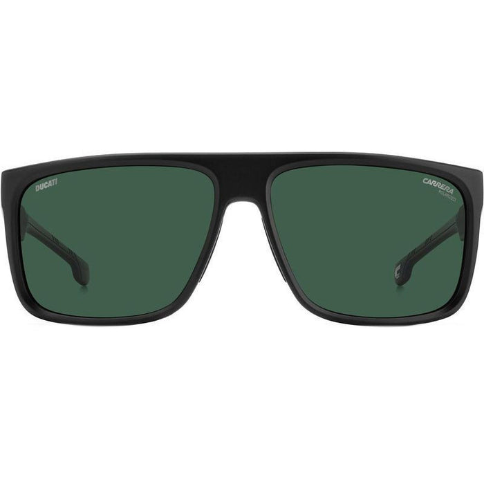 Carduc 011/S, Matte Black/Green Polarised Lenses
