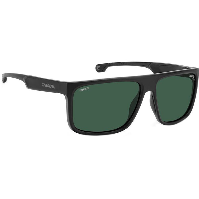 Carduc 011/S, Matte Black/Green Polarised Lenses