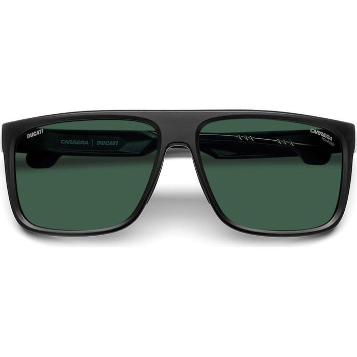 Carduc 011/S, Matte Black/Green Polarised Lenses