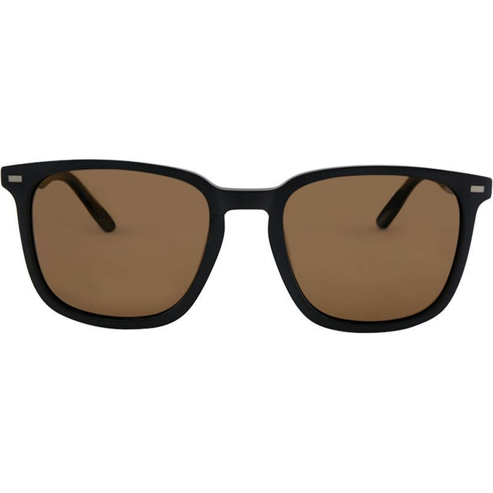 Carl, Matte Black/Brown Polarised Lenses