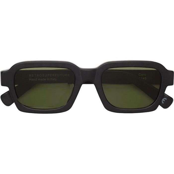 Caro, Matte Black/Green Lenses