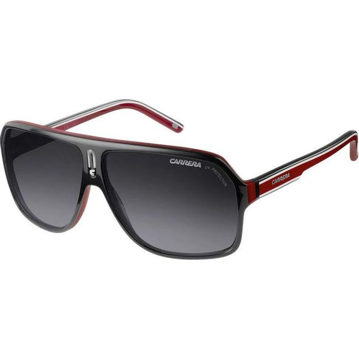 Carrera 27, Black Red Crystal and White/Grey Gradient Lenses