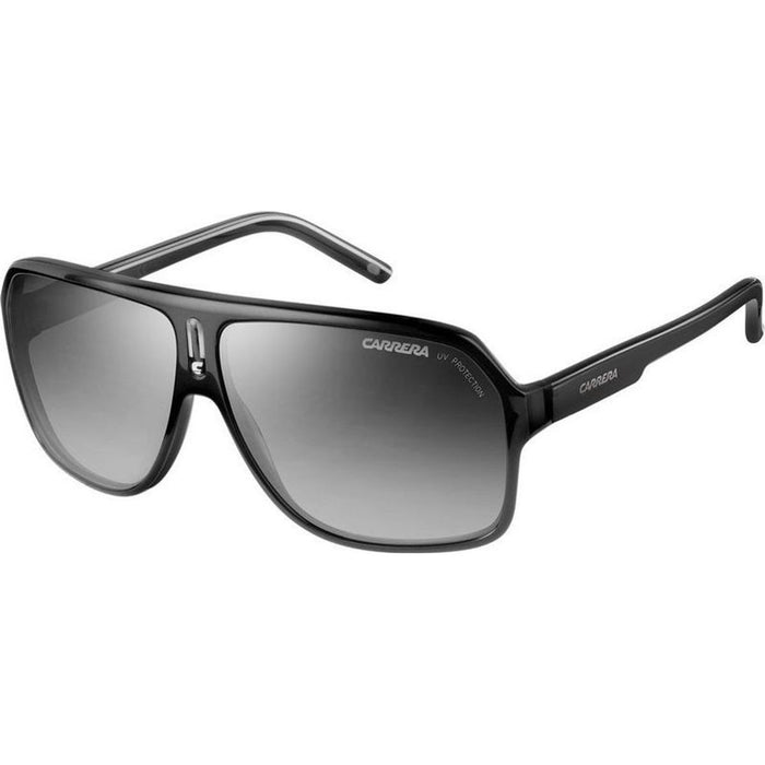 Carrera 27, Black Grey Crystal/Grey Gradient Silver Mirror Lenses