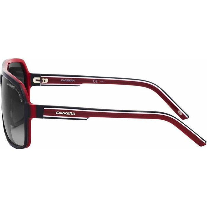 Carrera 27, Black Red Crystal and White/Grey Gradient Lenses