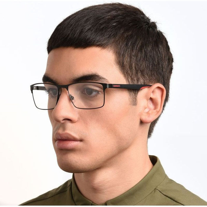 Carrera 8863, Matte Black/Clear Lenses