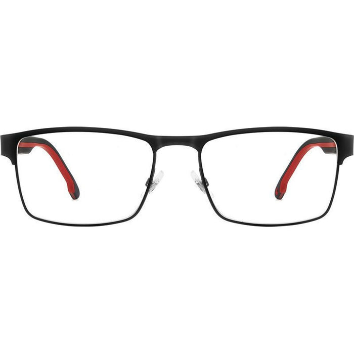 Carrera 8884, Matte Black Red/Clear Lenses