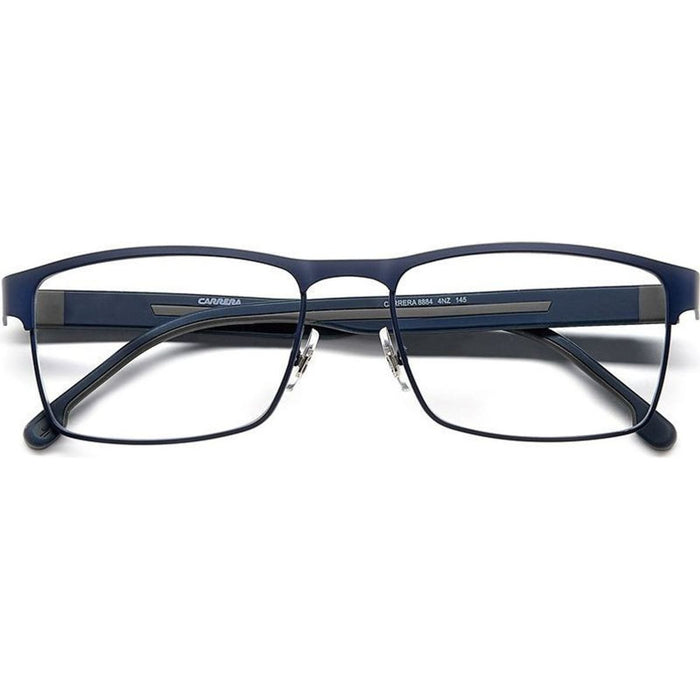Carrera 8884, Matte Blue Grey/Clear Lenses
