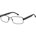 Carrera 8887, Matte Black/Clear Lenses