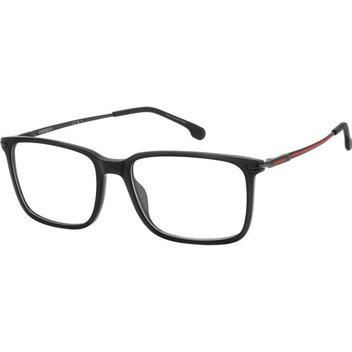 Carrera 8897, Matte Black Red/Clear Lenses