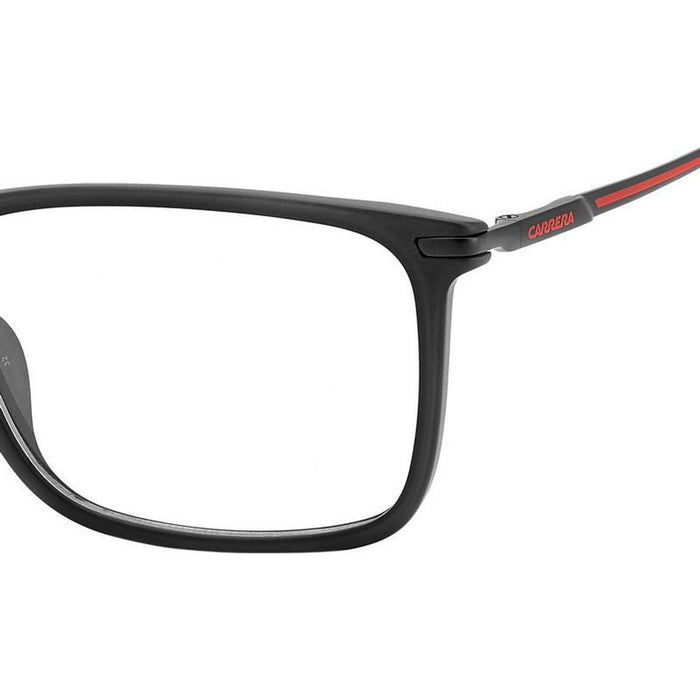 Carrera 8897, Matte Black Red/Clear Lenses