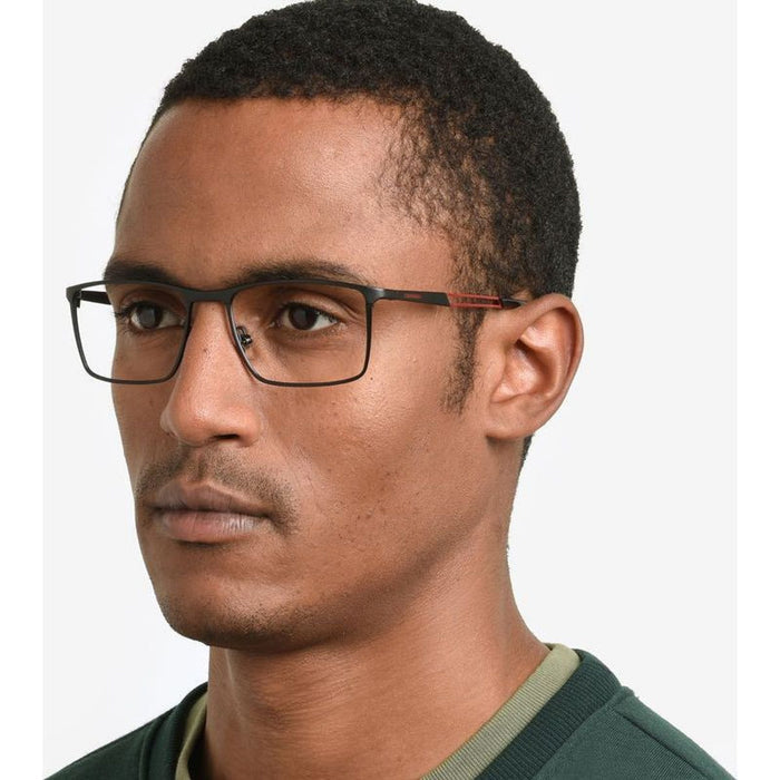 Carrera 8898, Matte Black Red/Clear Lenses