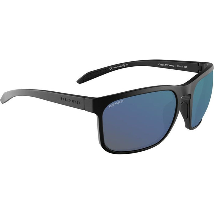 Carson, Matte Black/555nm Blue Photochromic Polarised Glass Lenses