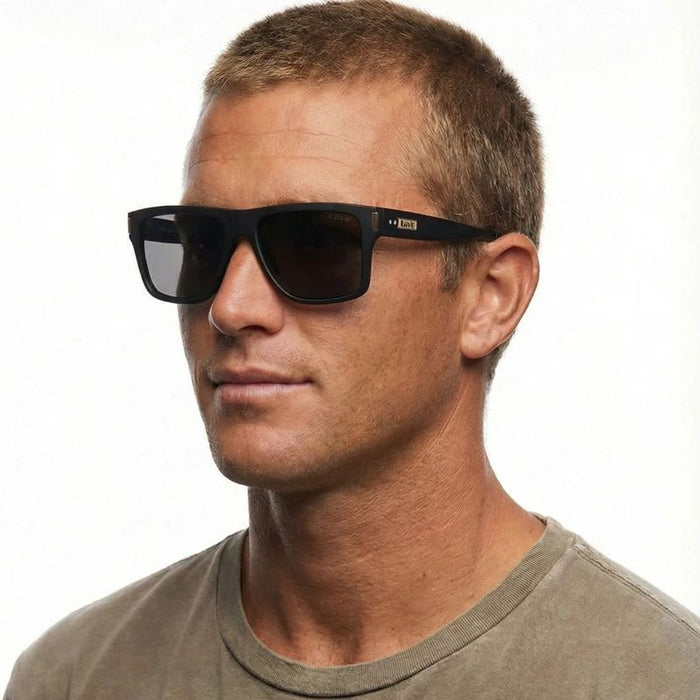 Casino, Matte Black/Grey Polarised Lenses