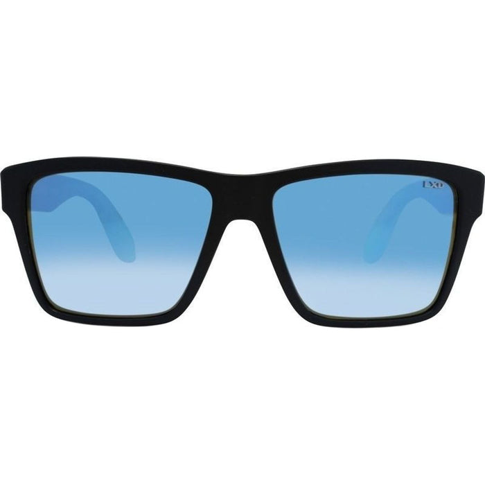 Caspian, Matte Black/Blue Mirror Polarised Glass Lenses