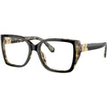Castello MK4115U, Black and Amber Tortoise/Clear Lenses 54 Eye Size