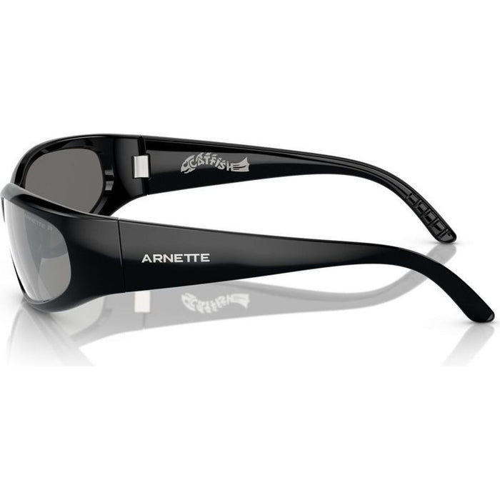 Catfish AN4302, Recycled Black/Silver Mirror Polarised Lenses 62 Eye Size