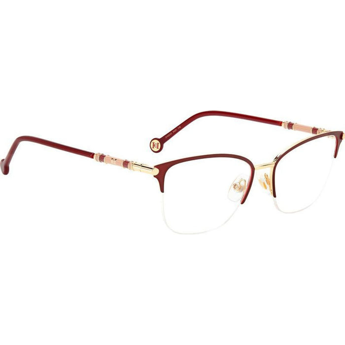 CH 0033, Gold Burgundy/Clear Lenses